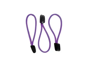 HSP Seats Paracord Zipper Pulls w/ Plastic Grip Pack of 3 Purple